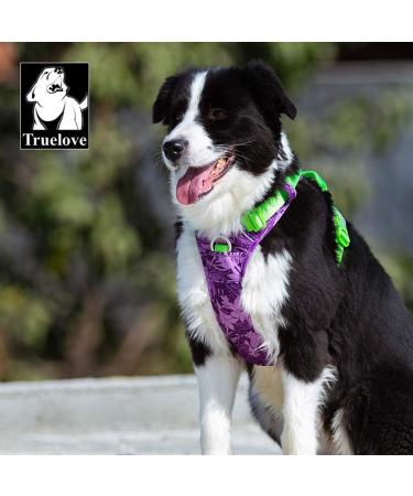 Shop Winhyepet True Love No-Pull Dog Harness - Adjustable Reflective Nylon Vest for Small & Medium Breeds - Camouflage Purple XL - Buy Online on GoSupps.com