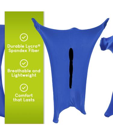 FDMT Sensory Sock for Kids -Exploration Body Sock for Body Balance & Coordination Skills -Durable Lightweight & Breathable 4-Way Spandex Fiber Sensory Sock (100 x 67 cm) Small Blue - Buy Online on GoSupps.com