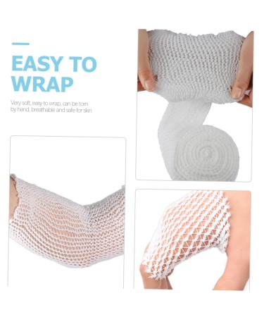 Toddmomy Elastic First Aid Accessories - Tubular Athletic Tape Wrap & Mesh Bandages for Sports - White Spandex Fixing Tape - Buy Online on GoSupps.com
