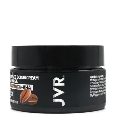 JVR Facial Peeling Scrub for Men - 120ml Coffee Extract Deep Clean Pores Reduces Blemishes & Blackheads - Buy Online on GoSupps.com