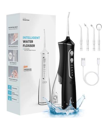 Water FLOSSER Oral IRRIGATOR Oral Cleaning/Care System for DEEP Cleaning Black