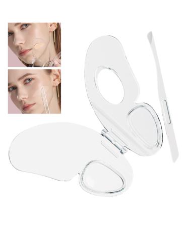 Makeup mixing tray | Acrylic cosmetic mixing tray | Foundation mixing palette cosmetic palette for mixing pigments and foundation