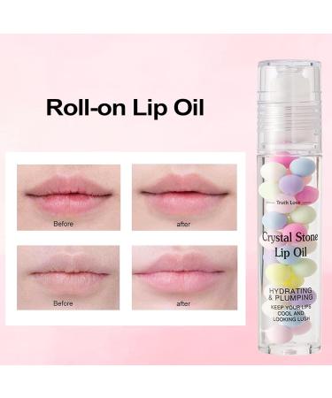 Roll-on lip oil roll-on lip oil for women long-lasting lip balm lip care - colorless transparent plumping moisturizing lip lotion roll-on lip oil - Buy Online on GoSupps.com