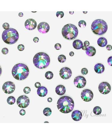 Swarovski Crystal Paradise Shine Flatback Rhinestones- 144 pcs, Mixed Sizes for Nail Art (ss5-ss30) - Buy Online on GoSupps.com