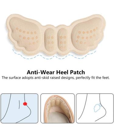 5 Pairs Premium Heel Cushions - Self-Adhesive Comfort Inserts for Women's Shoes | Foot Care & Friction Protection - Buy Online on GoSupps.com