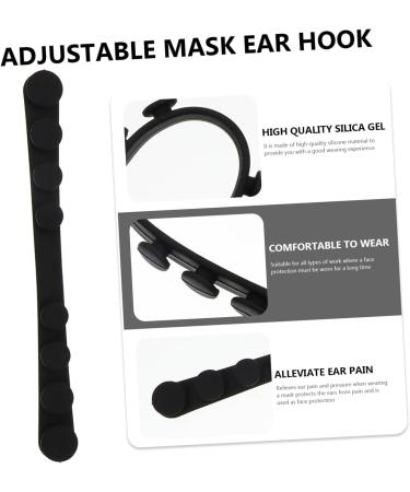Gleavi 6st Anti-Le-Pressure Hanging Ear Extension Hooks - Reusable Ohr Cap Masking Tape for Soft Face & Child Extension Cables - Buy Online on GoSupps.com