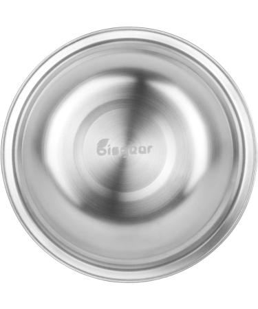 Bisgear Stainless Steel 6pcs 10.25 Divided Plates + Bowl Outdoor Dinnerware Set - BPA Free Round Plates for Backpacking, Hiking, Picnic & BBQ - Buy Online on GoSupps.com