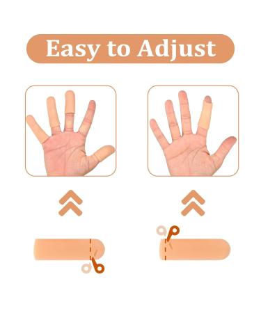 20 PCS Silicone Finger Protectors for Finger Cracks, Calluses, Arthritis, Eczema - Waterproof Gel Thumb Protector for Hand Blister Protection - Buy Online on GoSupps.com