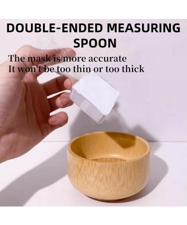 Face Mask Mixing Bowl Set - Bamboo DIY Facial Tools for Skin Care | Complete Mixing Tool Kit with Bowl Spatula Spoon & Brush Applicator - Buy Online on GoSupps.com