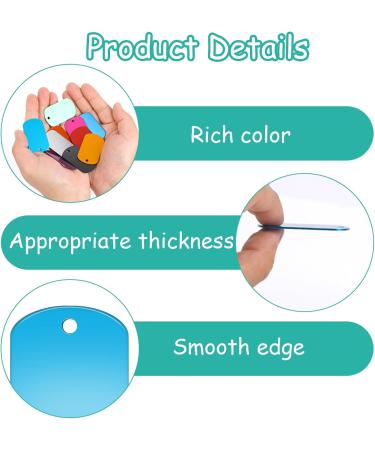 30 Blank Stainless Steel Dog Pendants for DIY Crafts - Rectangle Dog Day Necklace Metal Tags - Buy Online on GoSupps.com