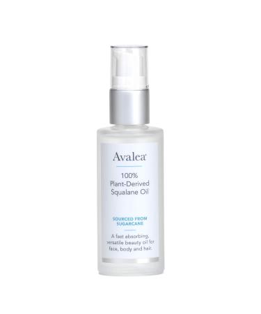 Pure Squalane Oil for Face Skin & Hair - 100% Plant-Derived Moisturizer - All Skin Types - 2 fl. oz - Buy Online on GoSupps.com