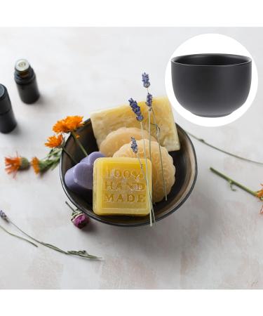 Frcolor 3pcs Stainless Steel Shaving Soap Shells - Razor Storage Men's Grooming Essentials - 7x7cm Black - Buy Online on GoSupps.com