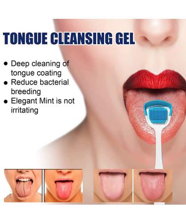 Oral Hygiene Brush & Tongue Cleansing Gel Set - Mint Probiotic Tongue Cleaning Kit - Buy Online on GoSupps.com