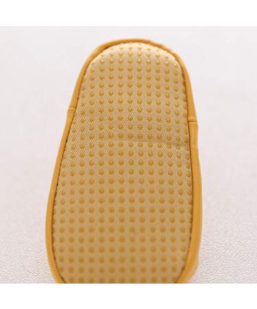 4 Pairs Baby Boys Girls Anti-Slip Indoor Slippers Socks 0-6 Months - Yellow Purple White - Buy Online on GoSupps.com