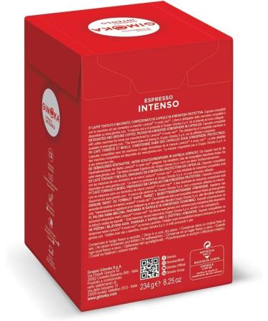  Gimoka Gimoka - Compatible with Lavazza - A Modo Mio - 144 capsules - Intense taste - Intensity 12 - Made in Italy - Buy Online on GoSupps.com