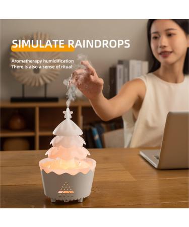 SereneMist Aroma Diffuser with Remote Control - 300ml Essential Oil Diffuser & Humidifier Christmas Lucky Tree Design 7-Color LED Light - Ideal for Home & Office - Buy Online on GoSupps.com