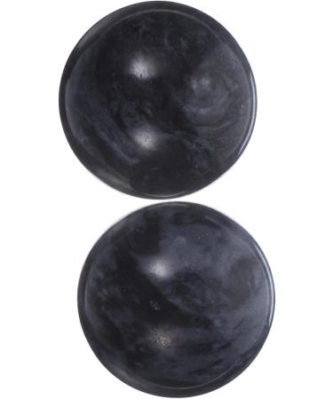 Buy Healvian 16 StK Acupressure Massage Balls - Stress Relief & Health Exercise Balls for Adults | Jade Balls for Relaxation - Medium Black (8pcs) - Buy Online on GoSupps.com