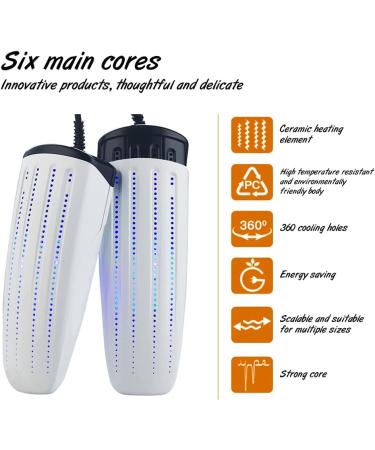 Electric Shoe Dryer & Warmer Ski Boot Dryer with Quick Drying Dehumidification & Folding Design (Yellow) - Buy Online on GoSupps.com