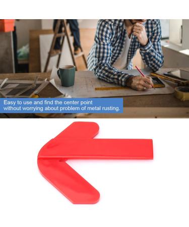 Round Center Point Finder - Red ABS Plastic Measuring Tool for Accurate Circular Measurements | Ship Internationally - Buy Online on GoSupps.com