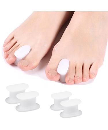 feifanshop 4 x toe separator hallux valgus silicone toe protection toe correction toe spreader