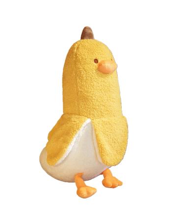 Napacoh Banana Duck Plush Toy Animal Plush Toy Stereoscopic Adorkable  Birthday Gift Cartoon Banana Duck Sleeping Pillow for Girls    (50cm/19.69" Yellow) 50cm/19.69" Yellow