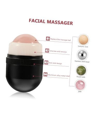Balacoo Volcanic Stone Jade Eye Roller - 2 Sets Face Massagers for Tightening & Beauty | Enhance Your Skincare Routine - Buy Online on GoSupps.com