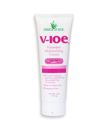 V-loe 4 oz - Soothing & Hydrating Vulva Care for Sensitive Skin | Non-Estrogen Non-Prescription Vaginal Comfort - Buy Online on GoSupps.com