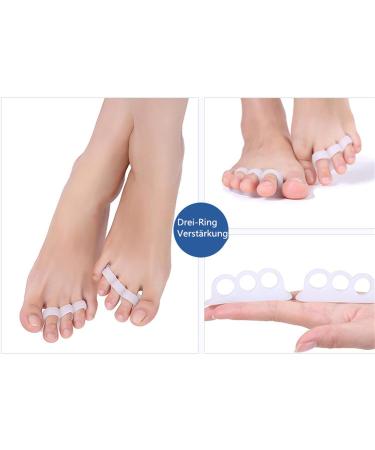 Soft Gel Hammer Toe Kit - 4 Piece Spreader Set for Pain Relief & Comfort - Buy Online on GoSupps.com