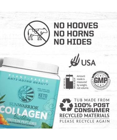 Sunwarrior Collagen Protein Peptides with Hyaluronic Acid & Biotin - Tahitian Vanilla 17.6 oz - Buy Online on GoSupps.com