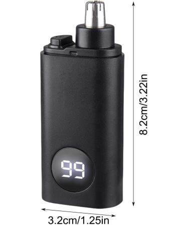Besreey Nose Trimmer For Men - Rechargeable Ear Hair Trimmer For Men | Mens Grooming Tool IPX7 Waterproof Ear Hair Removal For Nose Ears Men Women Black - Buy Online on GoSupps.com
