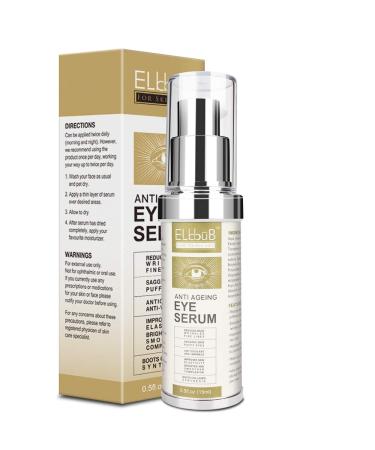 Anti Ageing Eye Serum - Eye Cream - Anti Wrinkle Eye Serum for Puffy Eyes, Dark Circles, Eye Bags, Crows Feet, Wrinkles,Reduces Wrinkles Saggy Skin Puffy Eyes