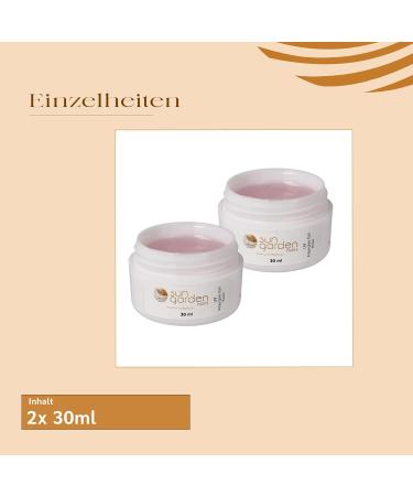 Sun Garden Nails 2x UV Fiberglass Gel Premium Set - Rose-Clear 30ml Pink - International Shipping - Buy Online on GoSupps.com