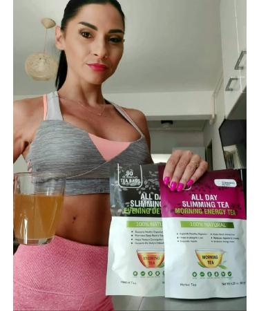 30-Day All Day Slimming Tea for Weight Loss - Natural Detox Tea for Tummy Flattening & Energy Boost - 30 Day Supply - Buy Online on GoSupps.com