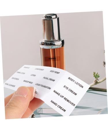NUOBESTY 40 Sheets Stickers Nail Sticker Shampoo Bottles Tag Bottle Label Bottled Skin Care Products Travel As Shownx2pcs 12.00X4.00X0.20CMx2pcs - Buy Online on GoSupps.com