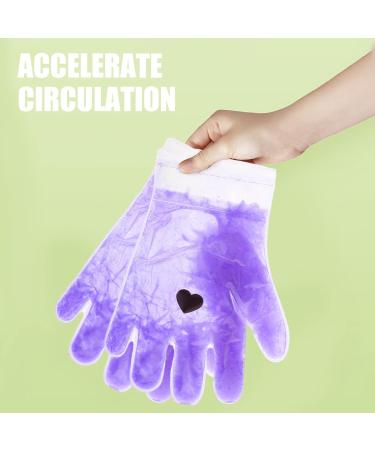 FRCOLOR 1 Pair Hand Wax Set Foot Wax Set Grooming Gloves Nail Art Gel Nail Building Gel Moisturizing Hand Masks Beauty Hand Masks Hand Moisturizing Gloves Paraffin Hand Cover Spa 25x5.4x0.8cm Violet - Buy Online on GoSupps.com
