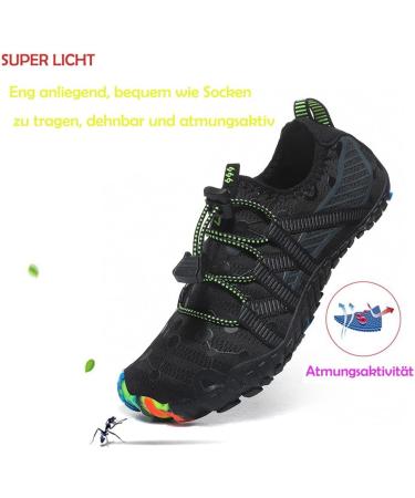 Maxome Children's Water Shoes Aqua Socks for Toddlers Boys & Girls Quick-Dry Surf & Beach Footwear Size 30 EU Black - Buy Online on GoSupps.com