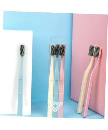 Minkissy 9 Pack Nylon Toothbrushes - Oral Care Tools for Women & Guests | Bulk Cleaning Brushes for Travel & Dentist Use - Buy Online on GoSupps.com