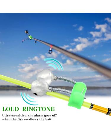 Kaiaiwluo Angel Klingel 10 Pcs Fishing Alarm Bell Set | Bite Indicator Fishing Accessories for Enthusiasts - Buy Online on GoSupps.com