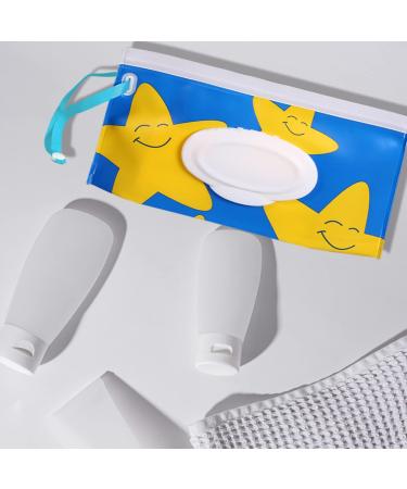 Buy Portable Baby Wipes Bag for Travel - Flip Top Wet Wipes Pouch (Color B) - International Shipping - Buy Online on GoSupps.com