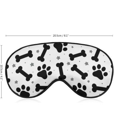 Sleep Mask Pet Paw Bone Eye Mask - Adjustable Sleep Shade Cover for Dogs & Cats | Blocks Light & Reduces Puffy Eyes | Perfect Gift - Buy Online on GoSupps.com