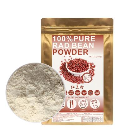 100% Natural Pure Red Bean Powder 100g/3.52oz Cooked Red Bean Powder For Smoothies Shakes Baking & Drinks Tea | Free from Preservatives Easy to Use