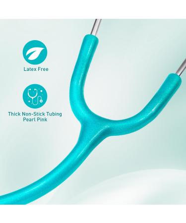 Buy SCIAN Dual Head Stethoscope for Nurses & Doctors - Classic Stainless Steel Medical Supplies with Carrying Bag - Pearlescent Green - Ship Worldwide - Buy Online on GoSupps.com