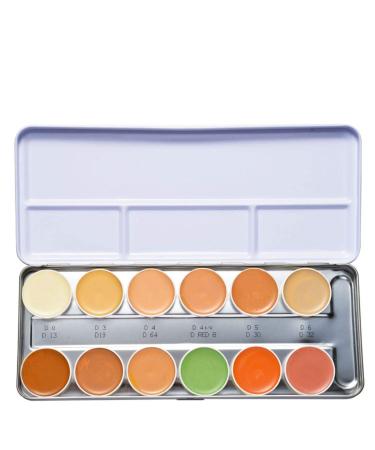 Dermacolor Camouflage Palette 12 colors Palette sorting:C