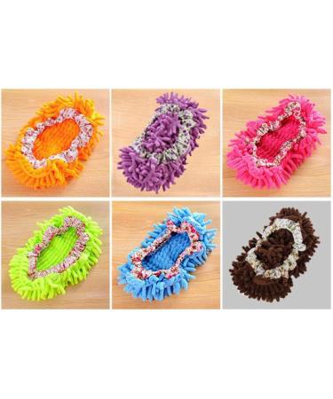 Stevlogs 2pcs Floor Mopping Shoe Floor Mopper Slipper Home Floor Cleaner Cleaning Foot Socks Blue - Buy Online on GoSupps.com