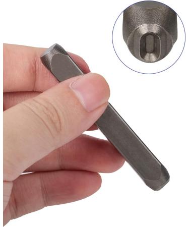 YKLP 1/4 Metal Number Stamps Set - 6mm Steel Number Punch DIY Tool for Leather, Brass, Aluminum, Mild Steel - 9Pcs (0-9) - Buy Online on GoSupps.com