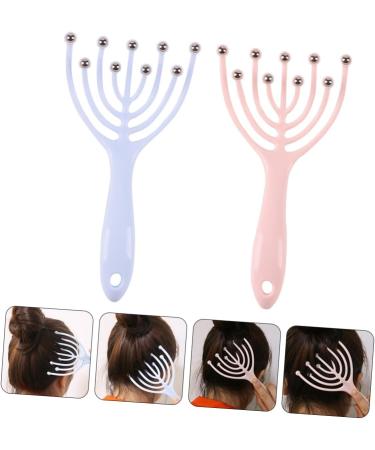 TOVINANNA 2-Piece Scalp Massager Tool - Ultimate Relaxation & Hair Care | International Shipping Available - Buy Online on GoSupps.com