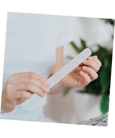 minkissy 2 Boxes Nail Art Box Nail Kits Fingernail File Clear Stiletto Nails Nail File Buffer Artificial False Nails Manicure Kit Manicure Accessories Fake Nail Stickers Plastic Boxed - Buy Online on GoSupps.com