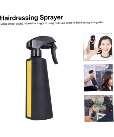 MAGICLULU Hair Spray Can Plastic Container Water Spray Bottle for Hair Refillable Bottle Fine Mist Spray Bottle Water Sprayer for Plants Gardening Watering Cans Flowers Bottled Abs 20X8.5X5.5CM Yellow - Buy Online on GoSupps.com
