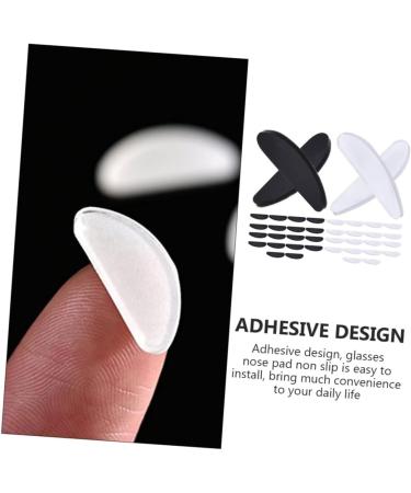 Pretyzoom 20 Pairs Silicone Nose Pads - Replacement Cushions for Clear Glasses | Comfortable Air Cushions for Perfect Fit - Buy Online on GoSupps.com