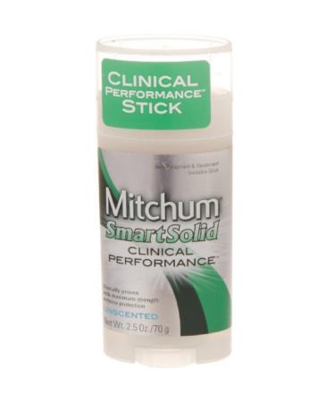 Mitchum Smart Solid Anti-Perspirant Deodorant Unscented 2.50 oz